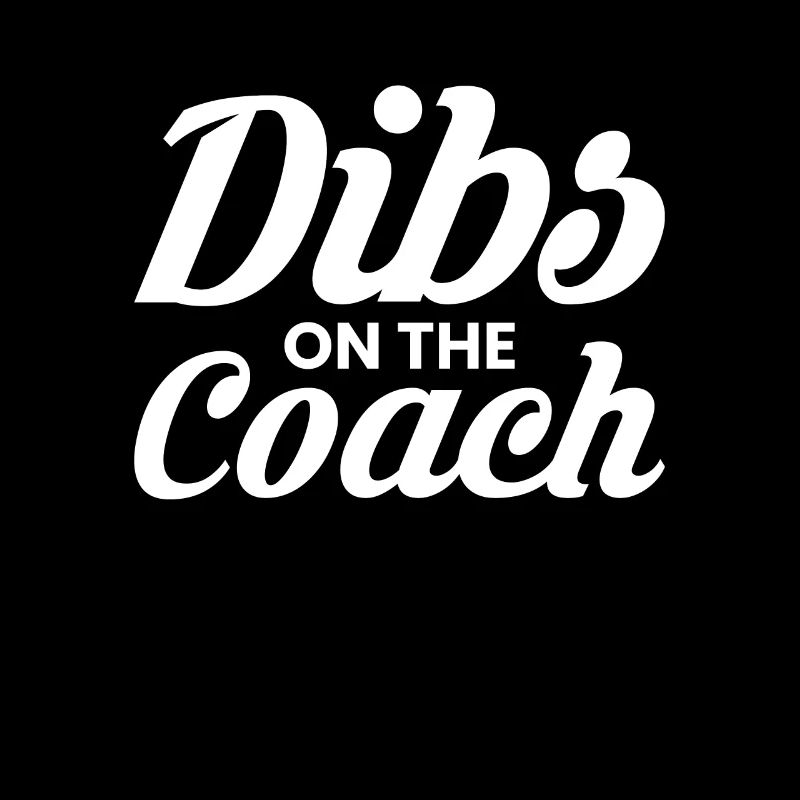 Baseball Dibs On The Coach Trainer Shirt Geschenk