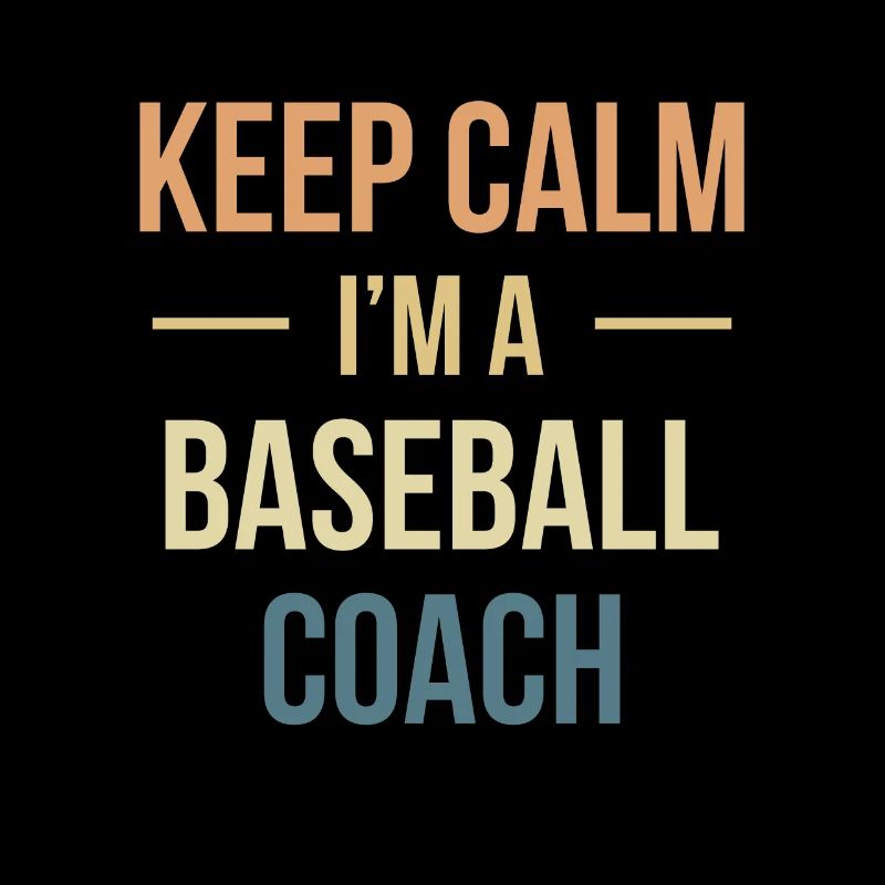 Keep Calm I´m A Baseball Coach Shirt