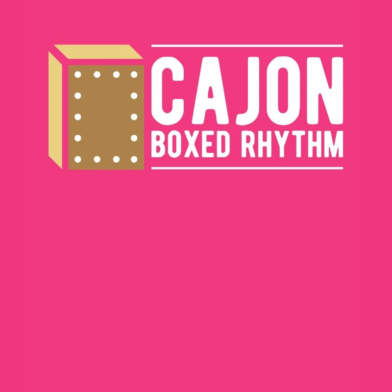 Cajon Boxed Rythm Shirt Gift