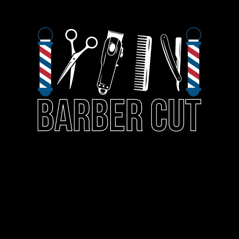 Barber Cut Gift Beard Chemise de coiffeur