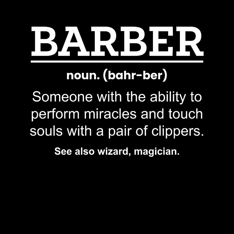 Barber Definition Shirt Geschenk