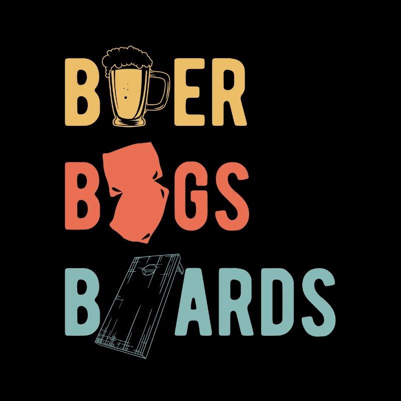 Sacs à bière Planches Chemise Cornhole Cadeau