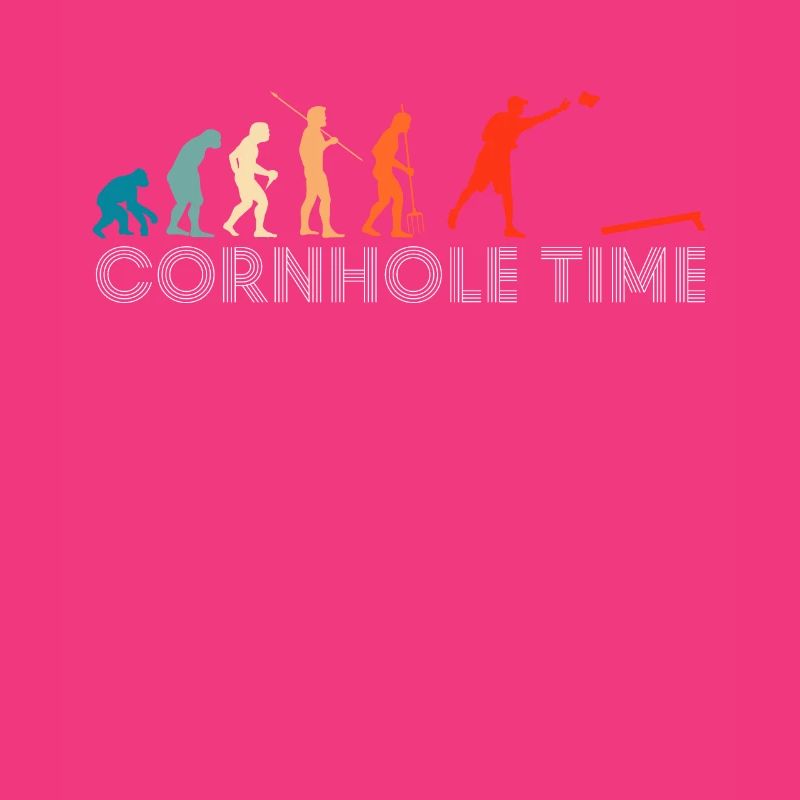 Evolution Cornhole Time Vintage Retro