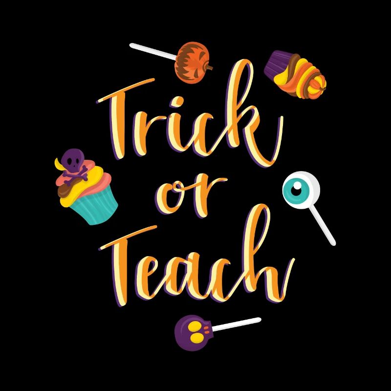 Trick Or Teach Lehrer Shirt Geschenk
