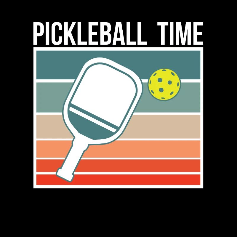Pickleball Time Geschenk Vintage Retro