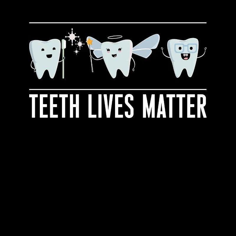 Teeth Lives Matte Dentist Shirt Gift
