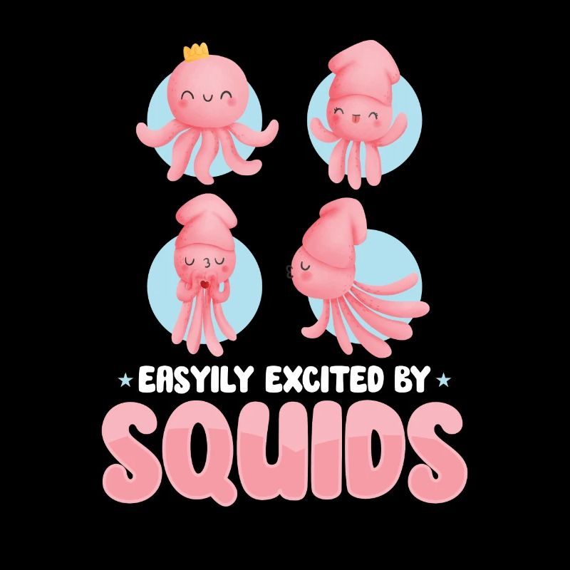 Squid Lovers Octopus Funny