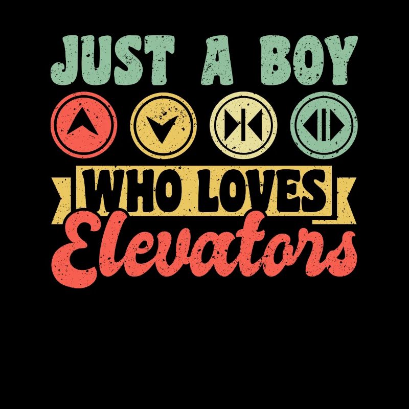 Just A Boy Who Loves Elevators Shirt Gift