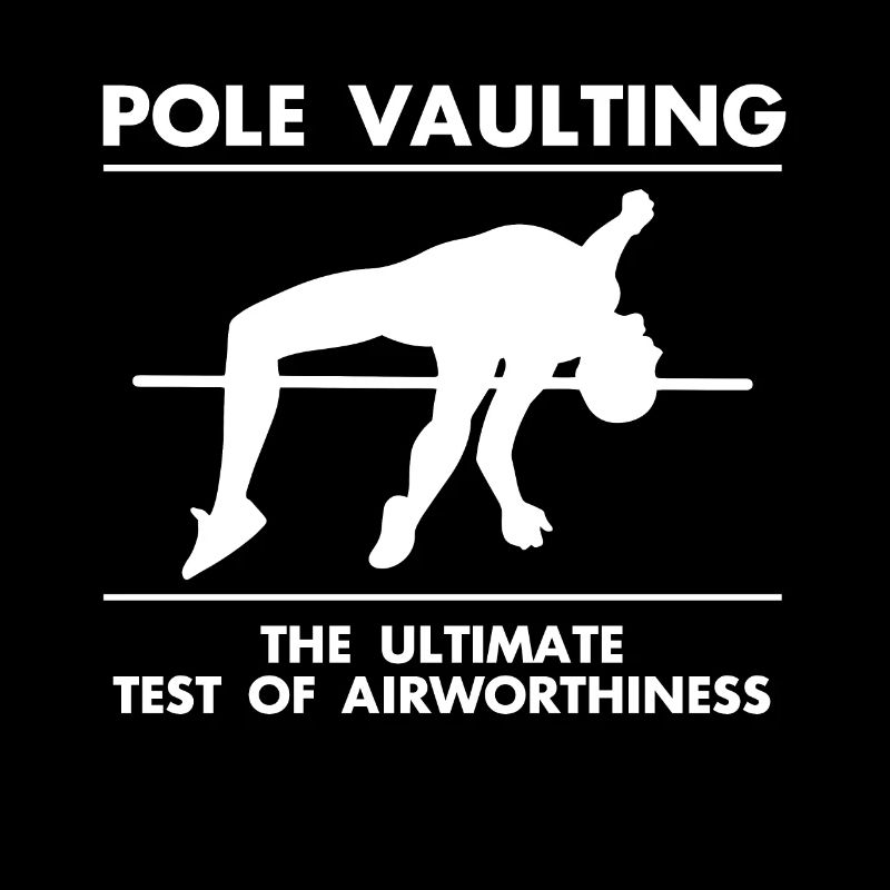 Pole Vaulting Shirt Geschenk Stabhochsprung Spruch