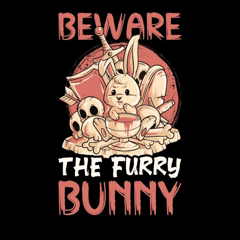 Horror Rabbit Murder Horror Movie Fan Goth Gothic