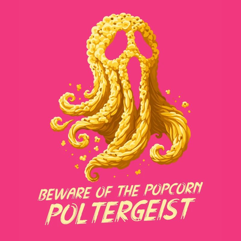 Funny popcorn saying, binge-watching popcorn