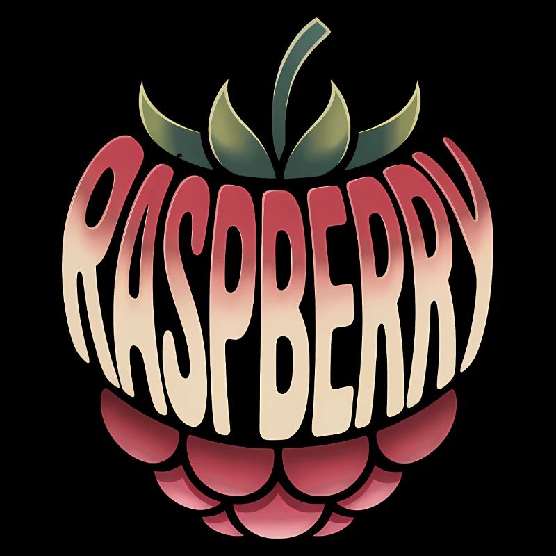 Raspberry - Cool Fruit Logo