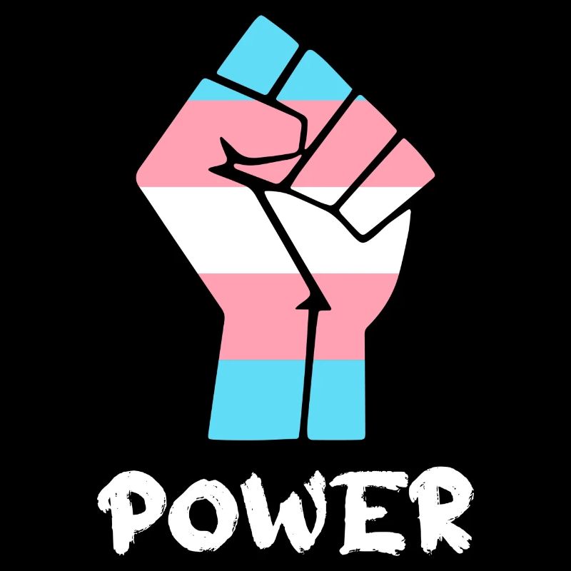 Power Trans Pride Faustdesign für Equality