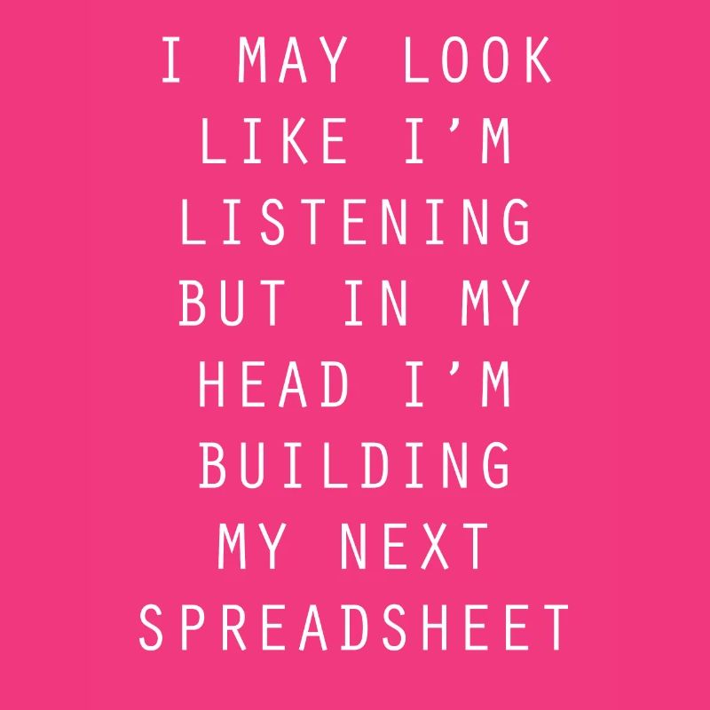 Spreadsheet Obsessed