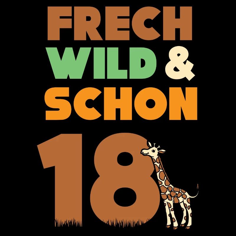 18 Jahre Geburtstag Giraffe