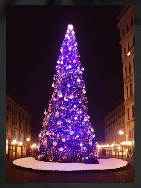 Purple Christmas Tree