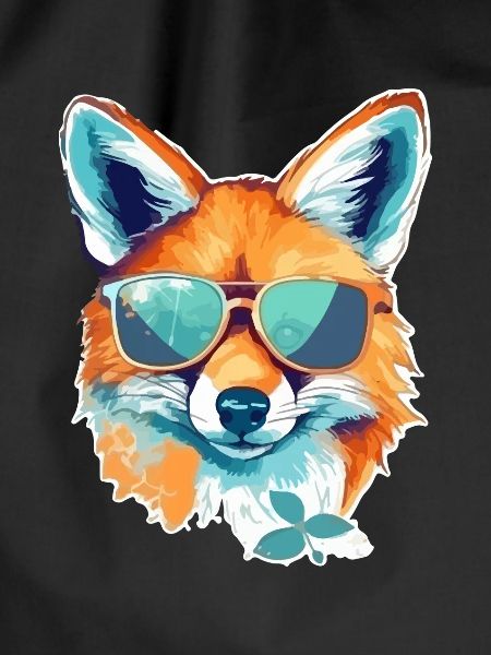 Iky the bespectacled fox