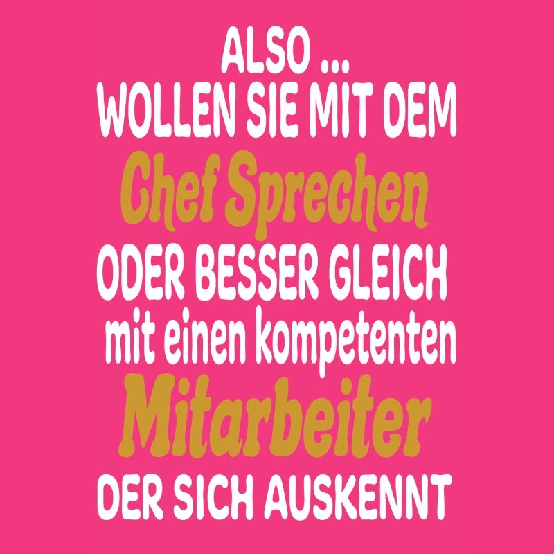 Wollen Sie Mit Chef Sprechen Oder Mitarbeiter