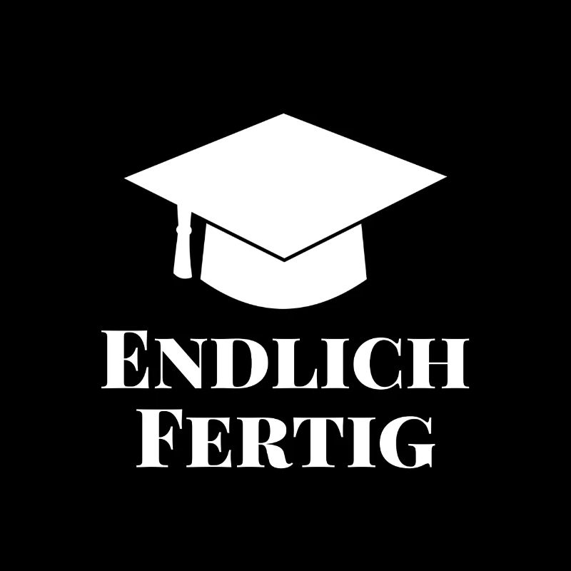 Endlich fertig Schule Abitur Abschluss