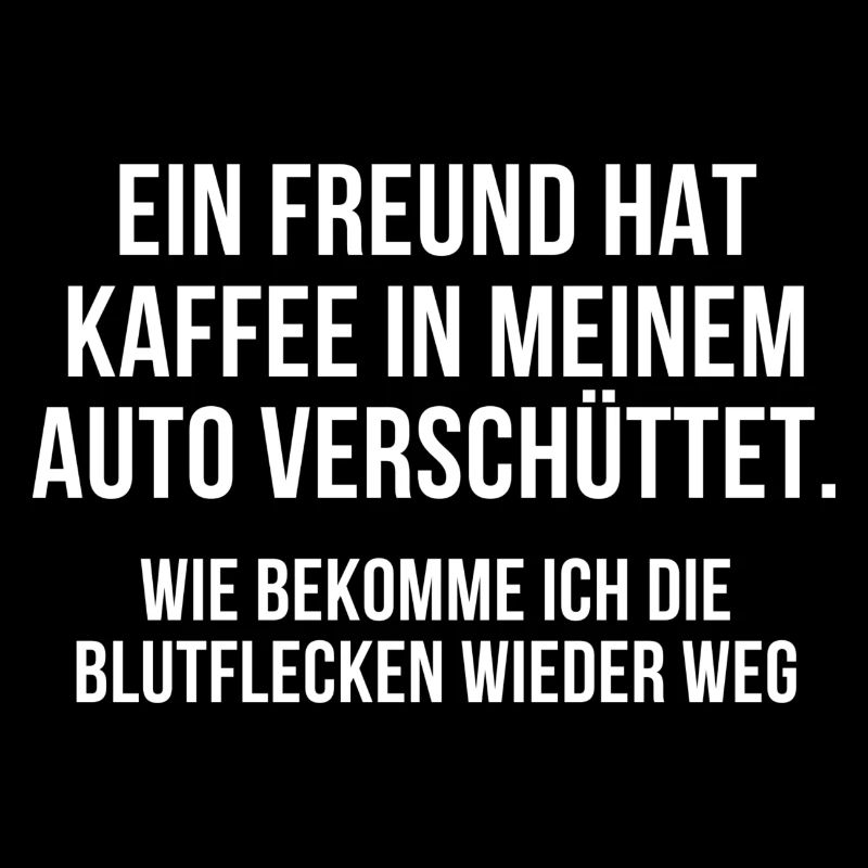 Freund hat Kaffee im Auto verschüttett