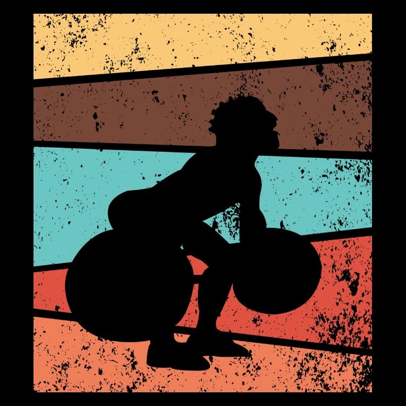 Weight Training Weightlifting Retro