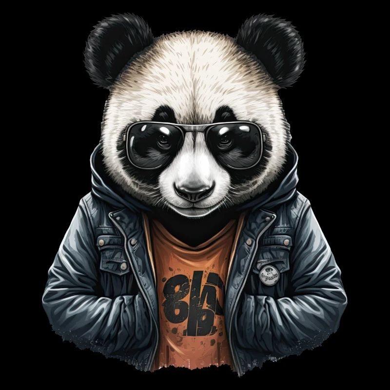 Panda Leather Jacket - Style Panda