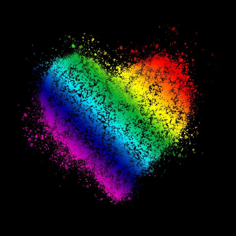 Rainbow heart <3