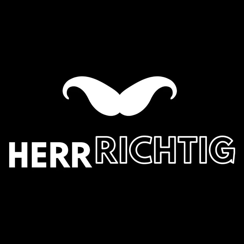 Herr Richtig Schnurrbart