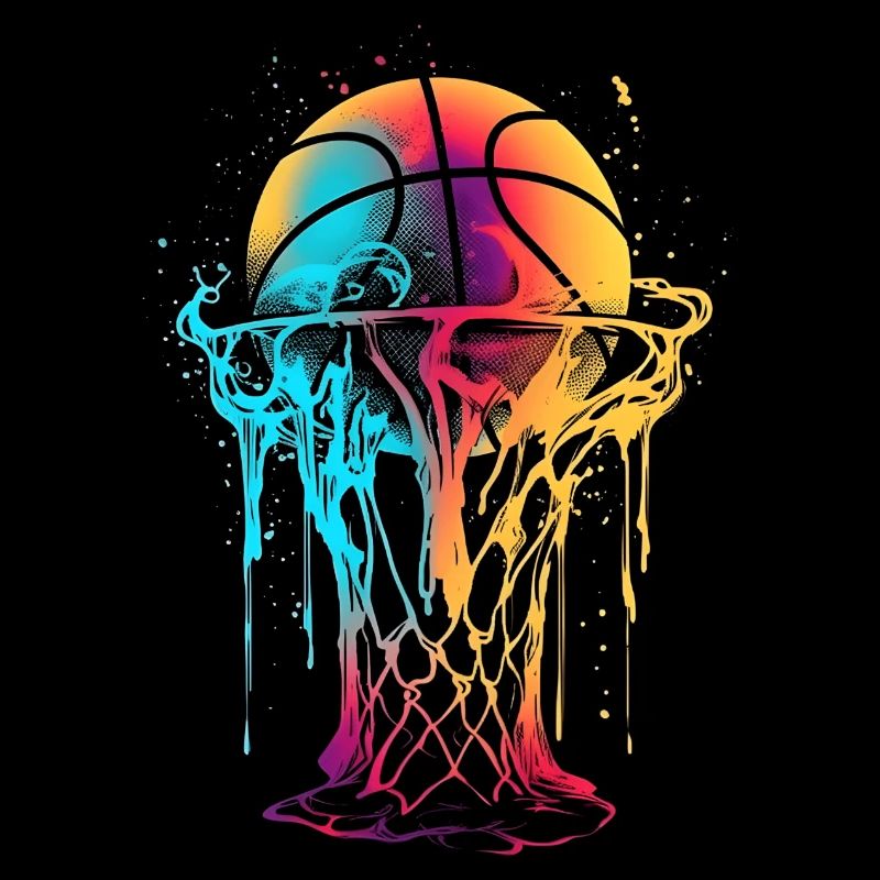 Basketball-Kunstkorb