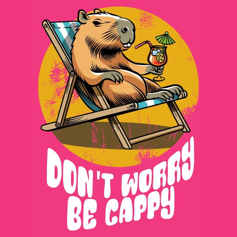Don't worry be Cappy - Capybara - Holiday