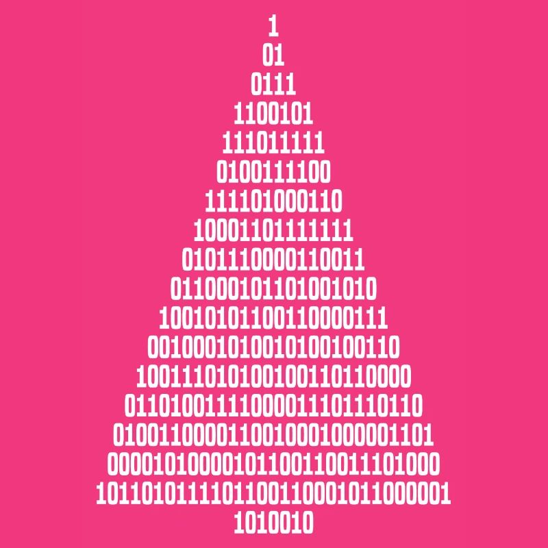 Christmas Christmas Tree Binary Code Computer Scientist