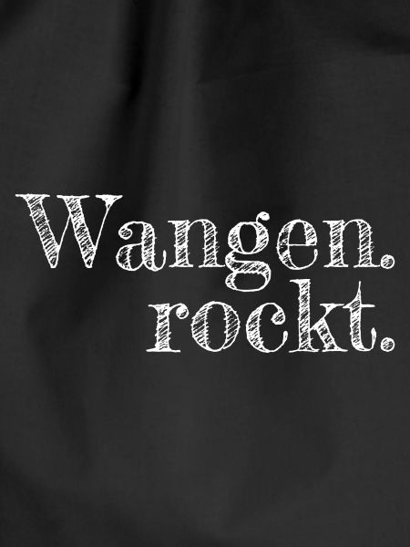 Wangen rockt - Textdesign mit Stadtnamen