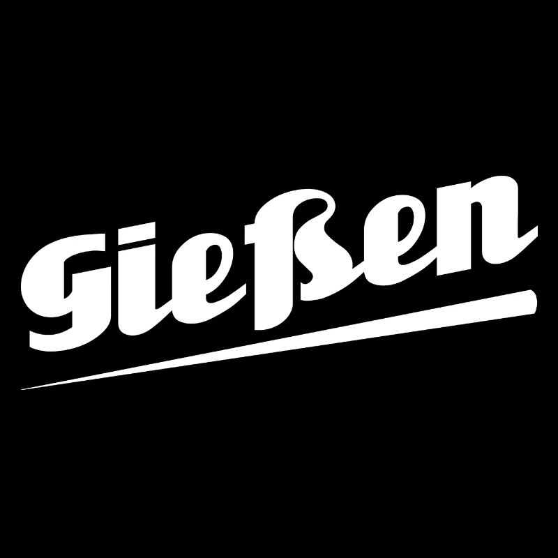 Gießen - Textdesign mit Stadtnamen