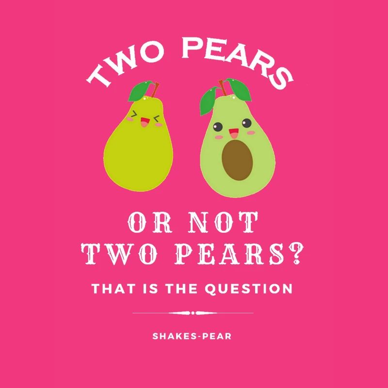 Zwei Birnen oder nicht zwei Birnen