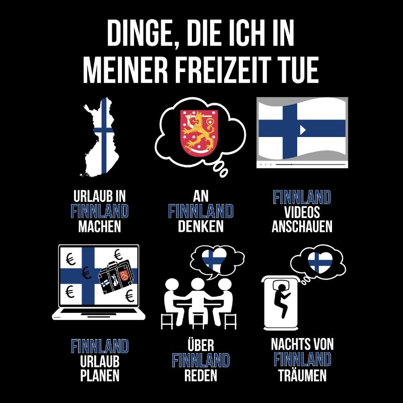 Finnland Spruch | Lustiger Freizeit Spruch Finland