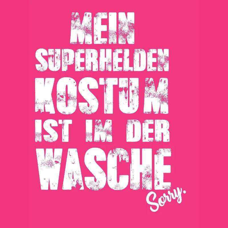 Superheld Kostüm In Der Wäschel Superhelden TShirt