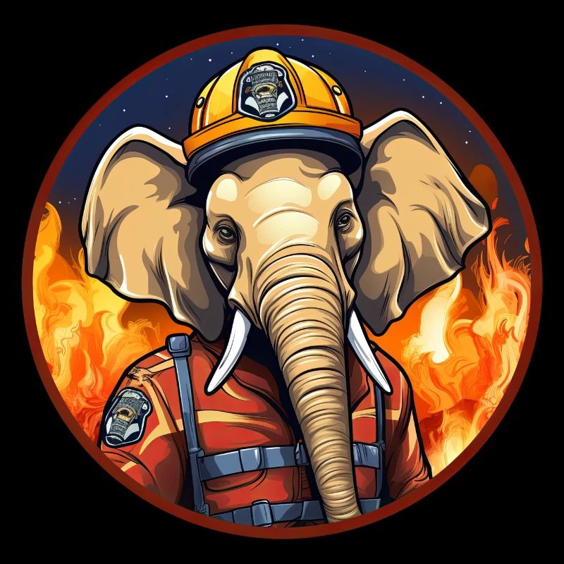 Firefighter Elephant