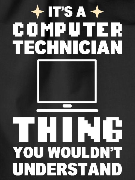 Lustiger Computerfreak Computertechniker