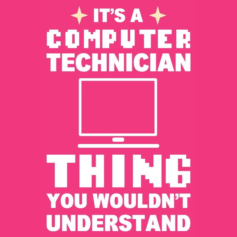 Lustiger Computerfreak Computertechniker