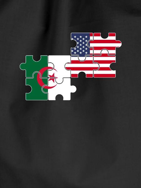 Albania USA Flag Albanian