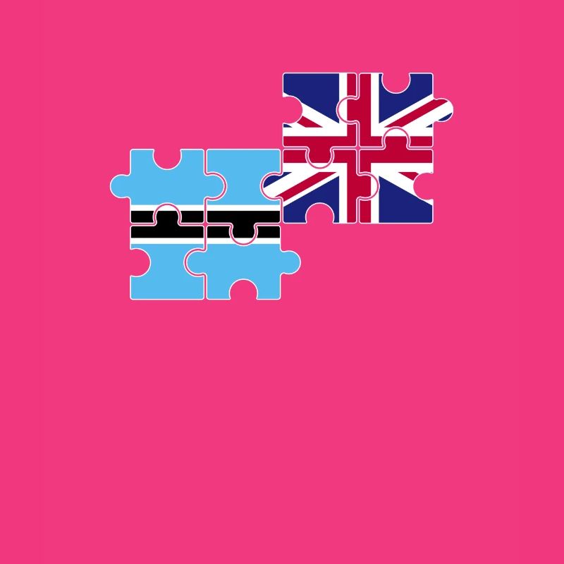 Botswana Drapeau du Royaume-Uni Botswanais britannique