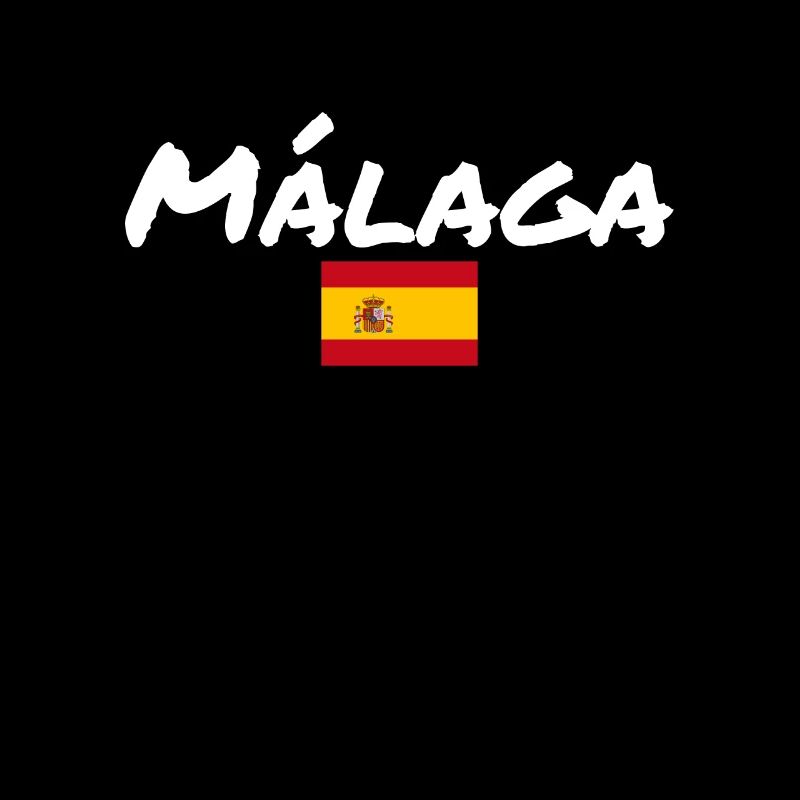 Malaga Spanien Spanische Flagge Spanier