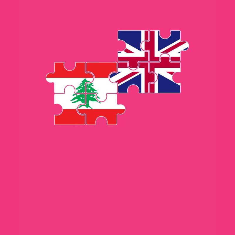 Liban Royaume-Uni Drapeau Britannique Libanais
