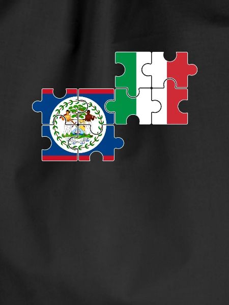 Belize Italy Flag Belizer