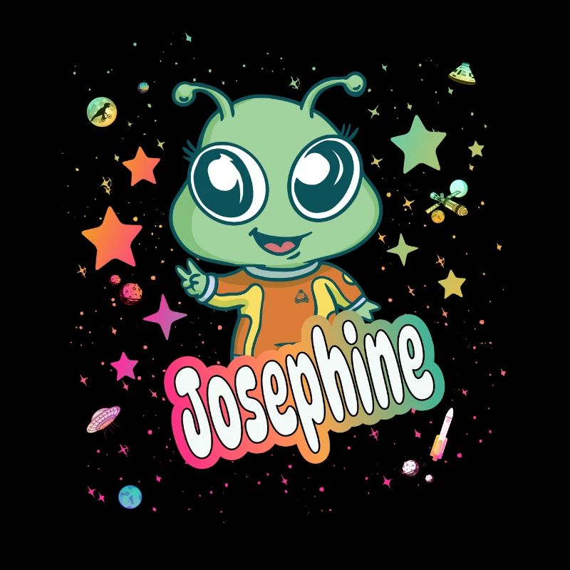 JOSEPHINE - Schöner Mädchen Name mit süßem Alien