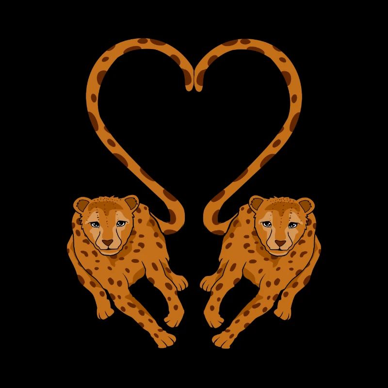 Gepard Paar Valentinstag