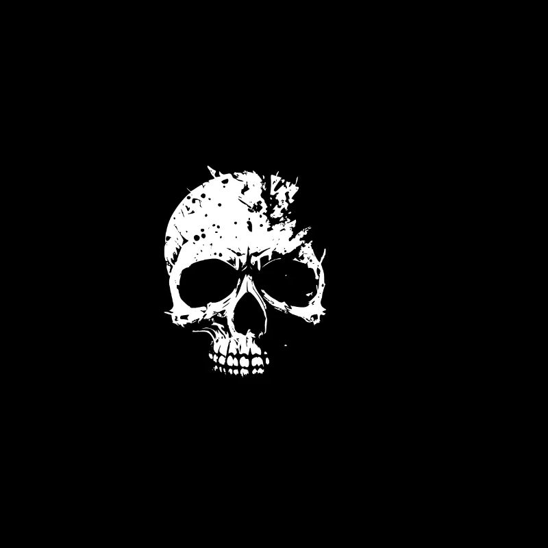 Skull Totenkopf Explosion
