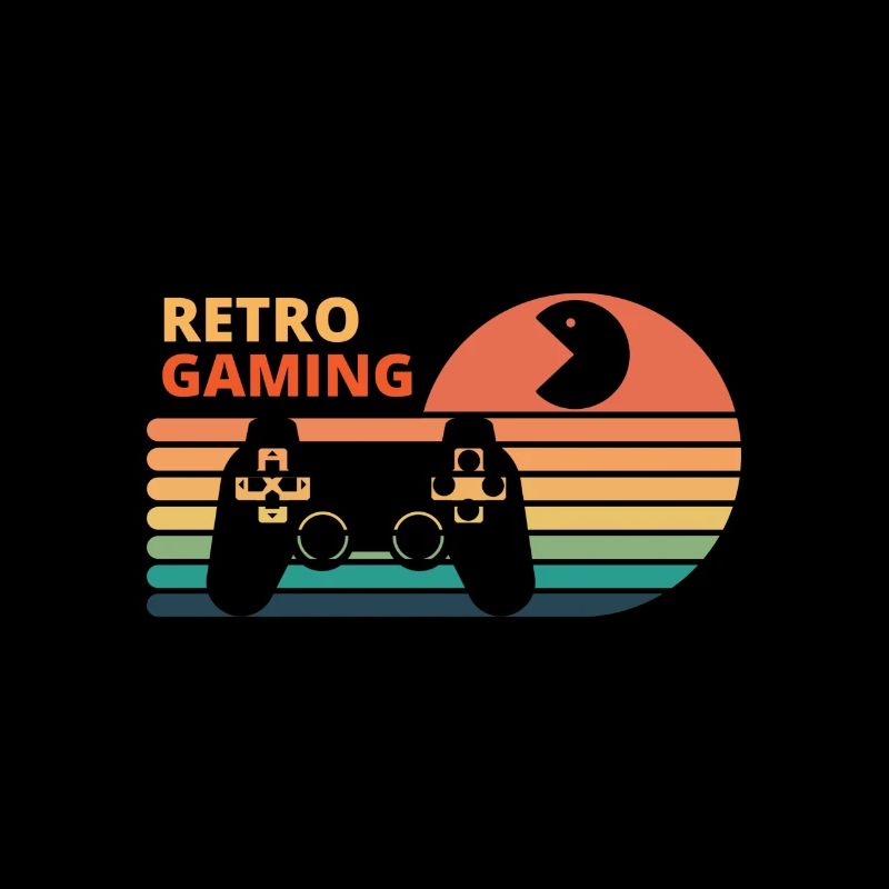 Gaming Nerd Controller vintage retro