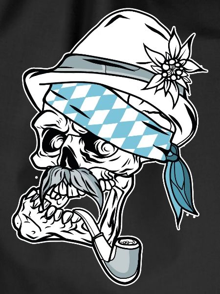 Bavarian Skull // Illustration