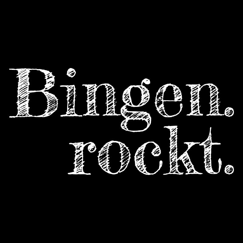 Bingen rockt - Textdesign mit Stadtnamen